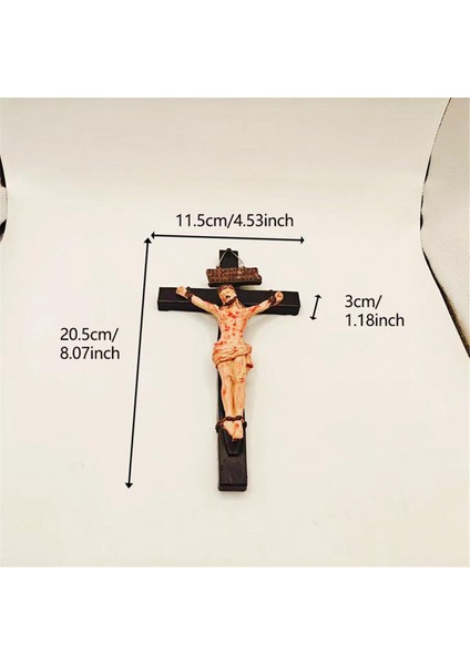 Isa Haç Heykeli Duvar Askılı Mesih Katolik Ev Dekoru (Yurt Dışından) fırsatları