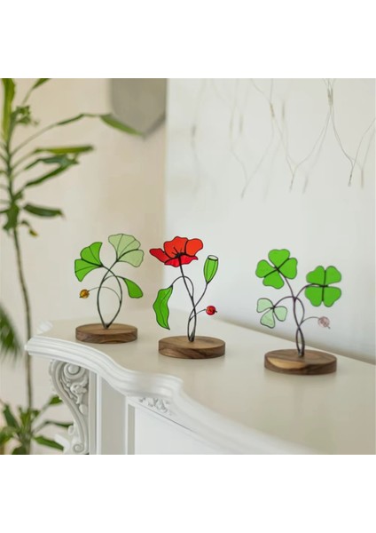 Renkli Güneş Yakalayıcı Yaşam Masaüstü Dekorasyon Hediye Çiçek (Yurt Dışından) modelleri