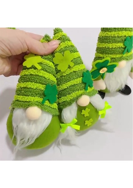 Azizler Günü Leprechaun Peluş Dekor Irlandalı Doldurulmuş Cüce Bebek-A (Yurt Dışından) indirimleri