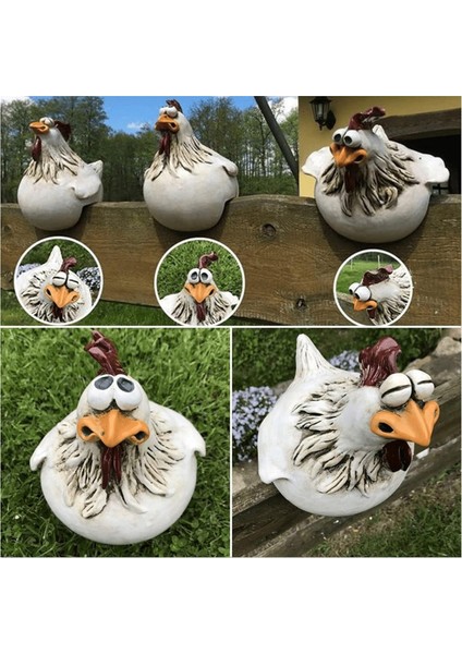 Tavuk Çiti Dekorasyonu,komik Çiftlik Tavuk Heykelleri (Yurt Dışından) fırsatları