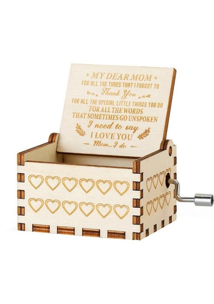 Ahşap Müzik Kutuları, Lazerle Kazınmış Vintage Ahşap Sunshine Müzik Kutusu, A (Yurt Dışından)