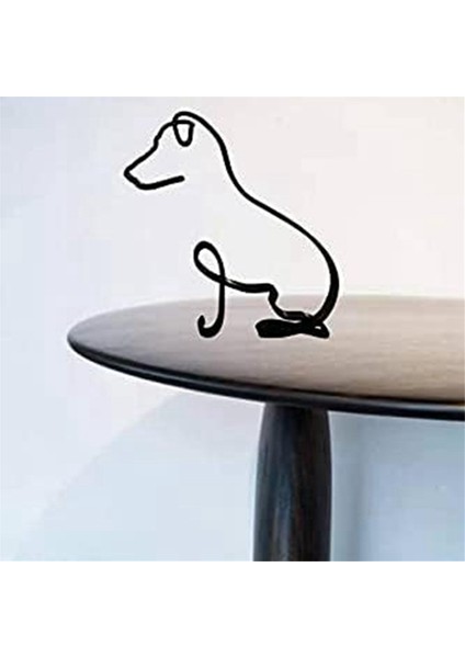 Köpek Sanat Heykeli, Kişiselleştirilmiş Metal Çizgi El Sanatları- Heykel (Yurt Dışından) fiyatları