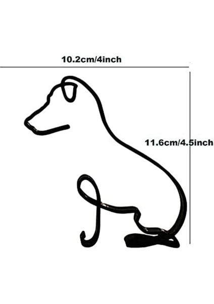 Köpek Sanat Heykeli, Kişiselleştirilmiş Metal Çizgi El Sanatları- Heykel (Yurt Dışından) indirimleri