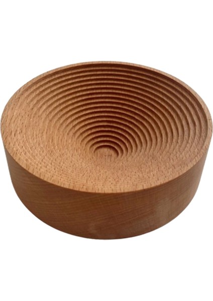 Mutfak Düzenleyici Ahşap Spiral Tepsi Dekorasyon Yemek Tabak Tepsi (Yurt Dışından)