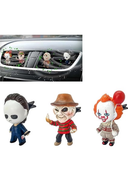 Komik Korku Karakteri Araba Hava Tazeleyicileri Havalandırma Klipsi 2da (Yurt Dışından) fiyatları