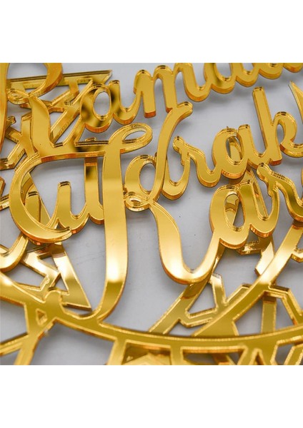 1 Adet Akrilik Eid Mubarak Masa Dekorasyonu, Ramazan Ayı Gece Lambası (Yurt Dışından)