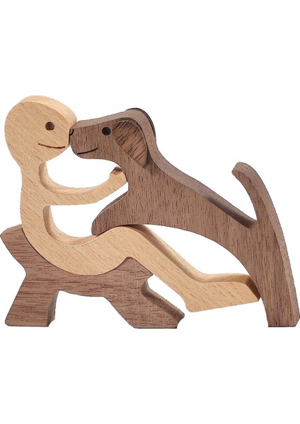 El Yapımı Ahşap Heykel, Yavru Köpek Ahşap Oyma Süslemeleri (Yurt Dışından)