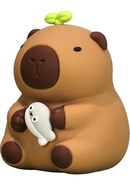 Kapibara Heykeli Araba Dekorasyon Hediyesi, Mini Heykel, Ev Dekoru C (Yurt Dışından)