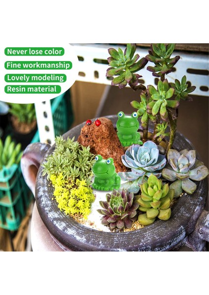 100 Adet Mini Kurbağa Bahçe Dekoru Kurbağa Figürleri Minyatür Ev Dekoru (Yurt Dışından) fırsatları