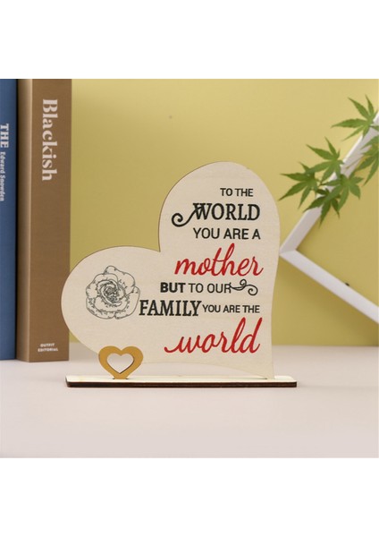 2 Adet Anneler Günü Ahşap Masaüstü Süslemeleri Anneler Günü Hediyeleri (Yurt Dışından) fiyatları
