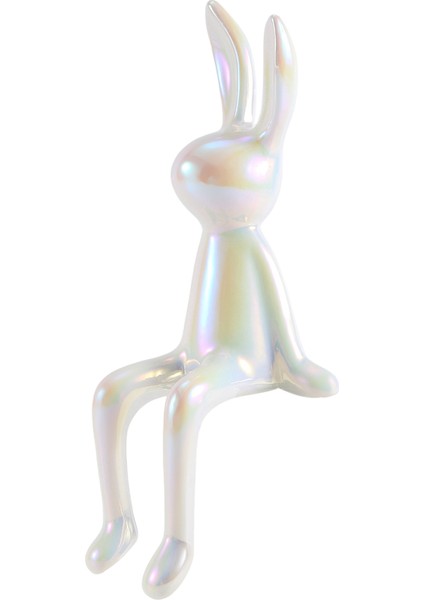 Heykeller Seramik El Sanatları Parlak Modern Iskandinav Beyazı (Yurt Dışından)