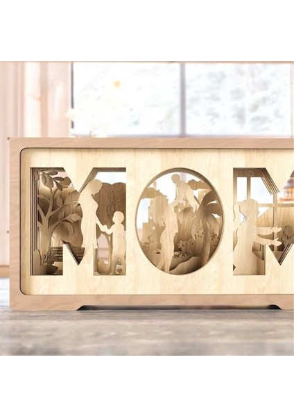 Baba ve Oğul Süslemeleri Festival Hediyesi Için Çok Katmanlı Ayakta Şekil (Yurt Dışından) fiyatları