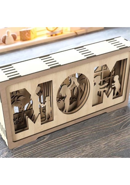 Baba ve Oğul Süslemeleri Festival Hediyesi Için Çok Katmanlı Ayakta Şekil (Yurt Dışından) modelleri