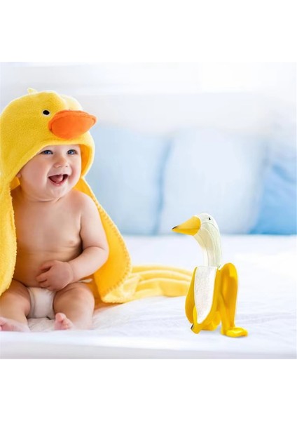 Muz Ördek Heykeli Muz Figürü Açık Hava Dekorasyonu Yeşil (Yurt Dışından) modelleri