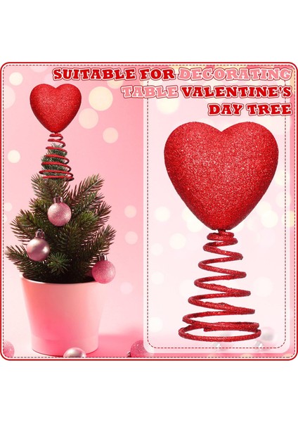 5 Inç Mini Sevgililer Günü Parıltılı Kalpler (Yurt Dışından) fiyatları