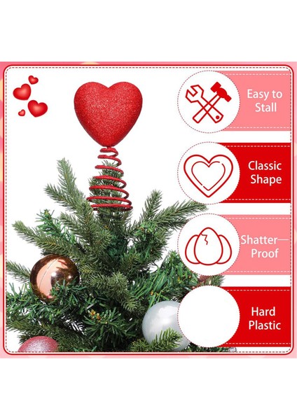 5 Inç Mini Sevgililer Günü Parıltılı Kalpler (Yurt Dışından) indirimleri