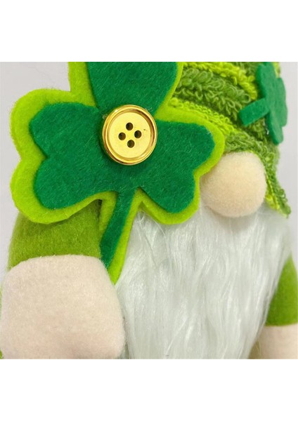 Azizler Günü Leprechaun Peluş Dekor Irlandalı Doldurulmuş Cüce Bebek-B (Yurt Dışından) indirimleri