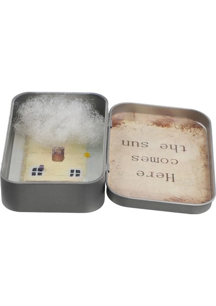 Eski Bir Teneke Kutuda Minyatür Ahşap Sahne B (Yurt Dışından) fiyatları