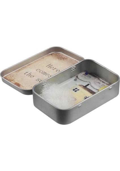 Eski Bir Teneke Kutuda Minyatür Ahşap Sahne B (Yurt Dışından) modelleri