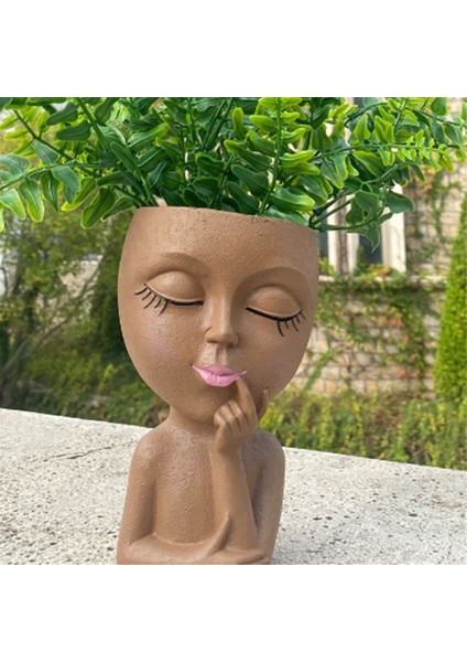 Şirin Çiçek Saksısı/yüz Çiçek Saksısı, Iç Mekan Bitkileri Için Kahverengi (Yurt Dışından) modelleri