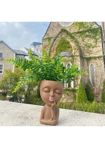 Şirin Çiçek Saksısı/yüz Çiçek Saksısı, Iç Mekan Bitkileri Için Kahverengi (Yurt Dışından) fırsatları