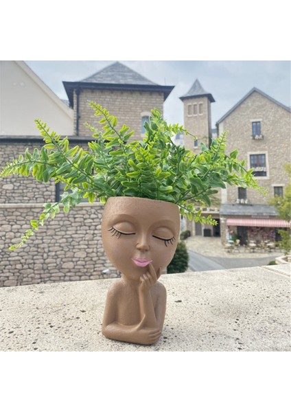 Şirin Çiçek Saksısı/yüz Çiçek Saksısı, Iç Mekan Bitkileri Için Kahverengi (Yurt Dışından) indirimleri