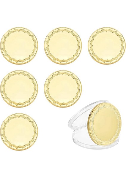 6 Adet Boş Katı Lazer Kazınabilir Diskler, Altın (Yurt Dışından)