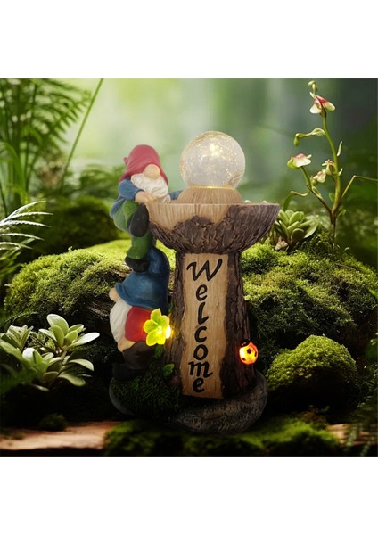 Bahçe Cücesi Heykeli, LED Işıklı Güneş Enerjili Bahçe Cüceleri Dekoru (Yurt Dışından) fiyatları