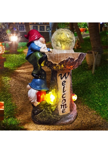 Bahçe Cücesi Heykeli, LED Işıklı Güneş Enerjili Bahçe Cüceleri Dekoru (Yurt Dışından) fırsatları