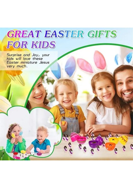 18 Adet Isa Oyuncakları Paskalya Tasarım Mini Kauçuk Isa Heykelciği C (Yurt Dışından) fırsatları