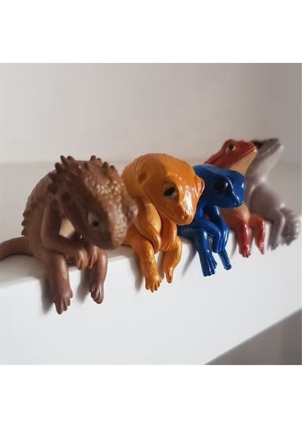 Kertenkele Heykelciği Reçine Oturan Kertenkele Ev Dekoru Masaüstü Dekorasyonu C (Yurt Dışından) indirimleri