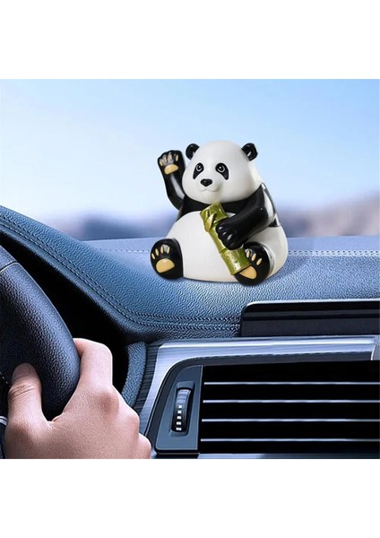 Güneş Enerjili Dans Oyuncakları Güneş Enerjili Panda Ayı Bobblehead Koleksiyonluk Figürler (Yurt Dışından) modelleri