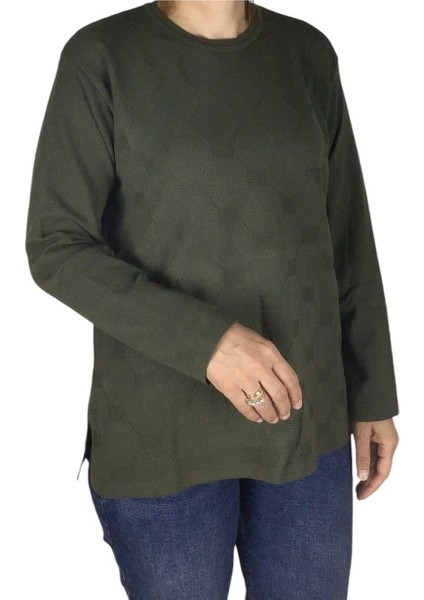 Kadın Mimoza Sade Büyük Beden Anne Bluz modelleri