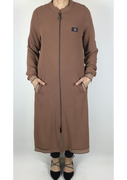 Kadın Ayrobin Kolağzı ve Eteği Ribanalı Cepli Yazlık Spor Kap