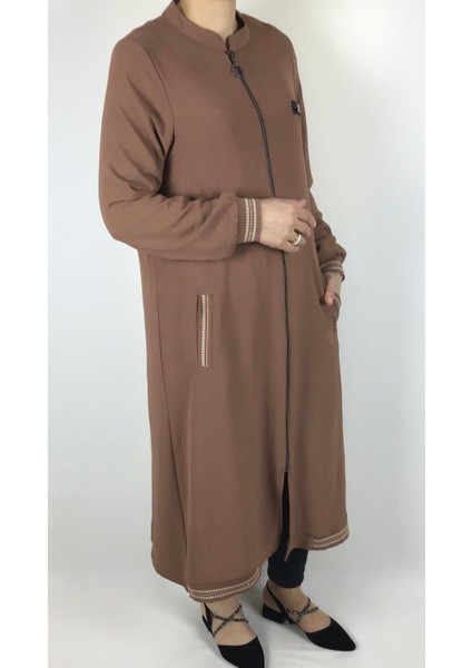 Kadın Ayrobin Kolağzı ve Eteği Ribanalı Cepli Yazlık Spor Kap modelleri