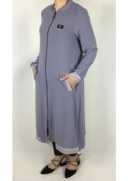 Kadın Ayrobin Kolağzı ve Eteği Ribanalı Cepli Yazlık Spor Kap