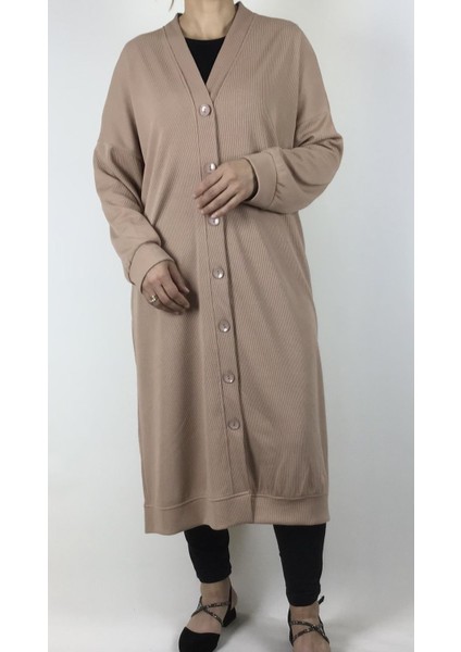 Oversıze Mevsimlik Düşük Kol Düğmeli Model Kap