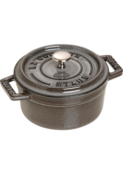 Staub La Cocotte Mini Döküm Tencere, 10 Cm, Gri