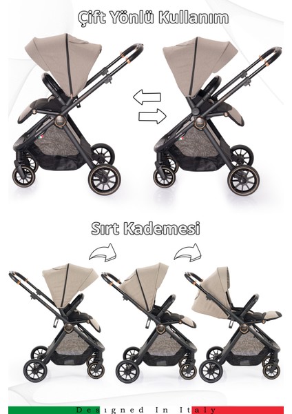 Venüs Premium Çift Yönlü Travel Sistem Bebek Arabası fiyatları