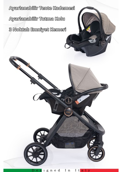 Venüs Premium Çift Yönlü Travel Sistem Bebek Arabası indirimleri