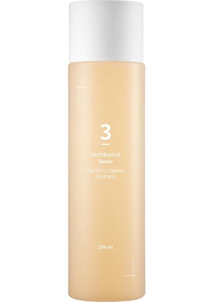Numbuzin No.3 Super Glowing Essence Toner 200 ml