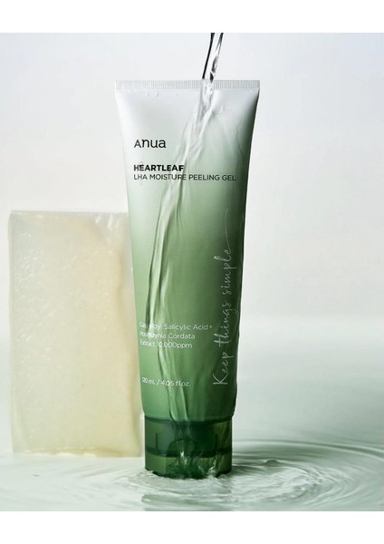 Heartleaf LHA Moisture Peeling Gel - Geniş Gözenek Karşıtı Salsilik Asit İçeren Peeling Jel 120ml