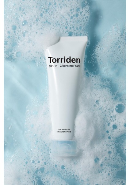 Torriden DIVE-IN Low Molecular Hyaluronic Acid Cleansing Foam - Yüz Temizleme Köpüğü 150ml