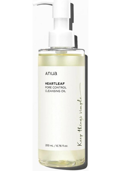 Heartleaf Pore Control Cleansing Oil - Gözenek, Siyah Nokta Karşıtı Yağ Bazlı Temizleyici 200ml