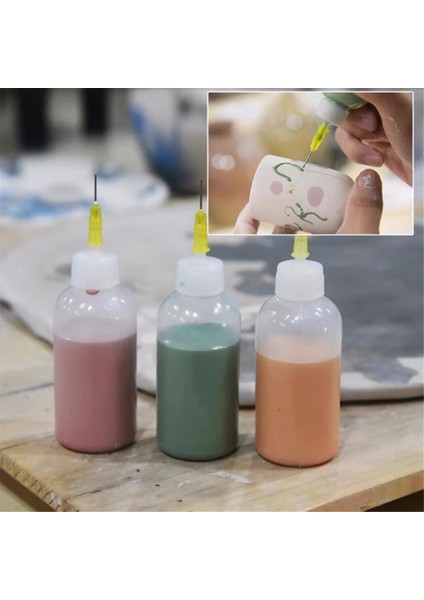 8 Adet Hassas Uçlu Aplikatör Şişesi Boya Kıvırma El Sanatları Için 30ML (Yurt Dışından)