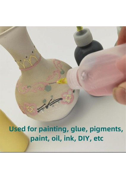 8 Adet Hassas Uçlu Aplikatör Şişesi Boya Kıvırma El Sanatları Için 30ML (Yurt Dışından)