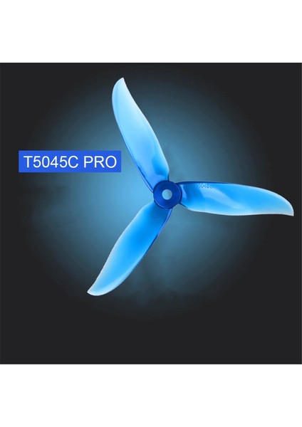 T5045C Pro Pervane Fpv Freestyle Drone Quadcopter Parçası Mavi (Yurt Dışından)