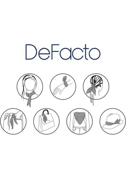 Kadın Çiçekli Fular W9842AZ25SM fırsatları