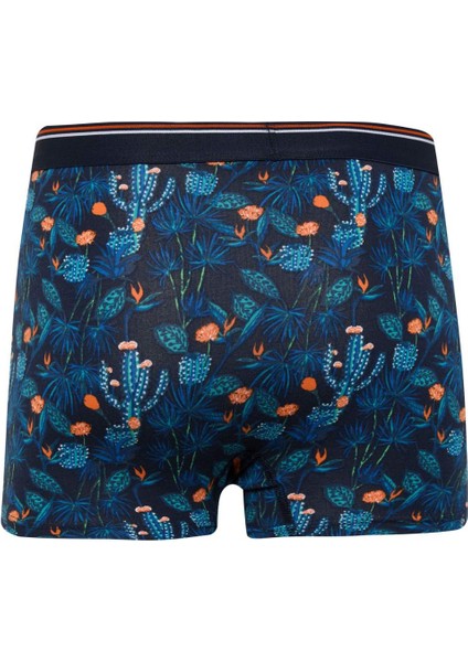 Regular Fit Floral 3'lü Boxer E2923AX25SP