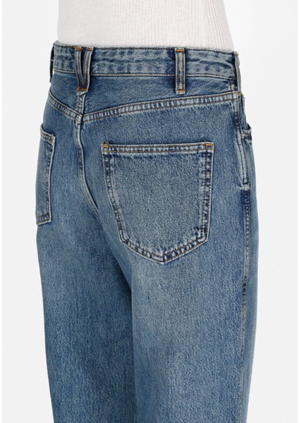 970 Berry Regular Fit Kadın Mavi Jean Pantolon CL1074522